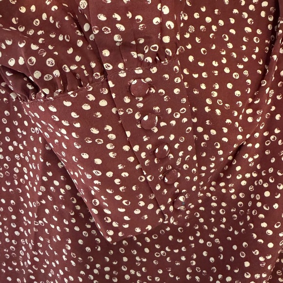 The Kooples Moon Dots Wrap Dress Size 4 (France) US Size XL - Picture 11 of 12
